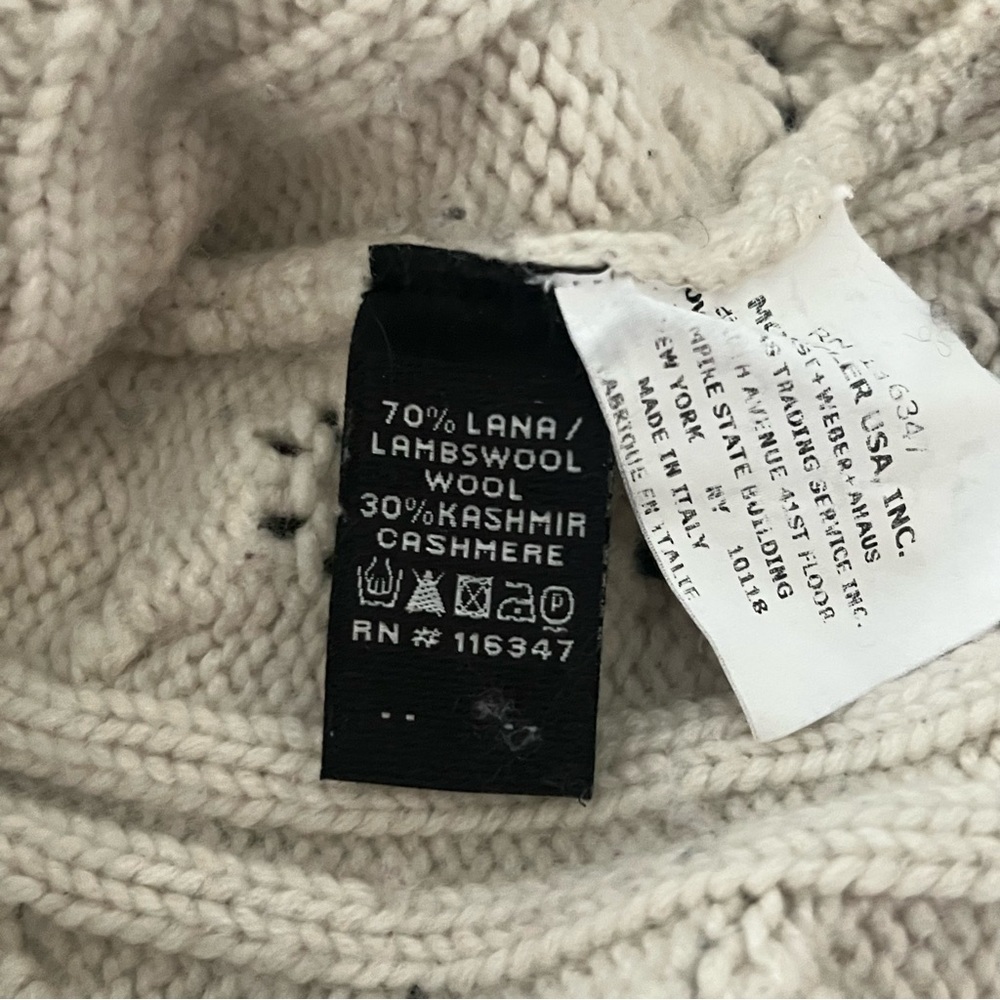 Moncler Webber+Ahaus 2012 Sport Collection Cashmere and wool hooded Cardigan, XS - Picture 13 of 16